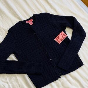 New Coco and Shay Women’s Large Navy Cardigan